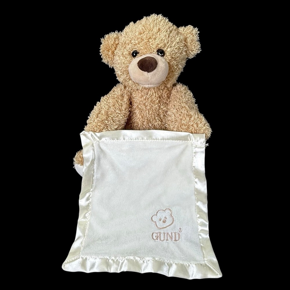 Dund Animated Peek A Boo Teddy Bear Gund 10" See‎ Video